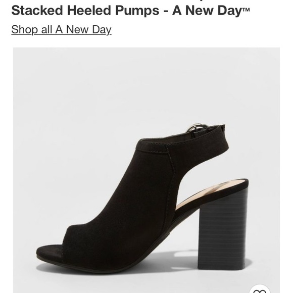 A New Day - Open Toe Heeled Pumps - 10 - Picture 10 of 12